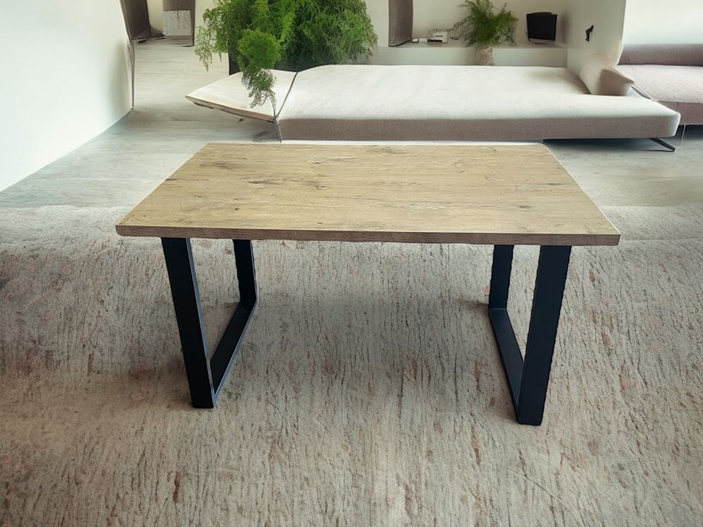 NOWY Stół Loft 85x140 metalowe nogi loftowy dąb lancelot Solidny