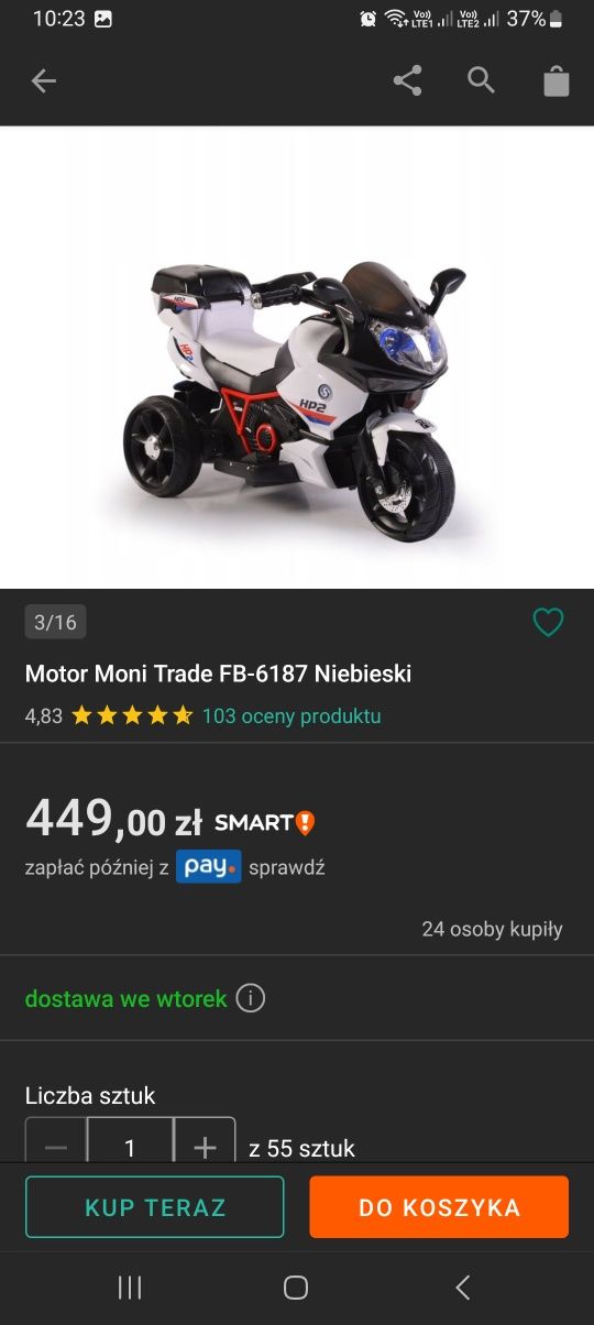 Motor Moni Trade FB-6187