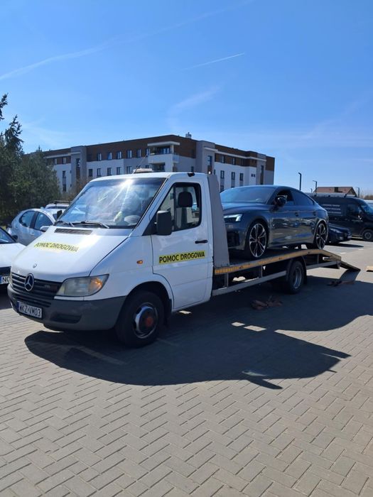 Pomoc drogowa lawetą autolaweta holowanie transport do 5 ton