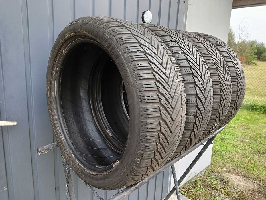 4x opony zimowe 205/45r17 MICHELIN 7mm MONTAŻ