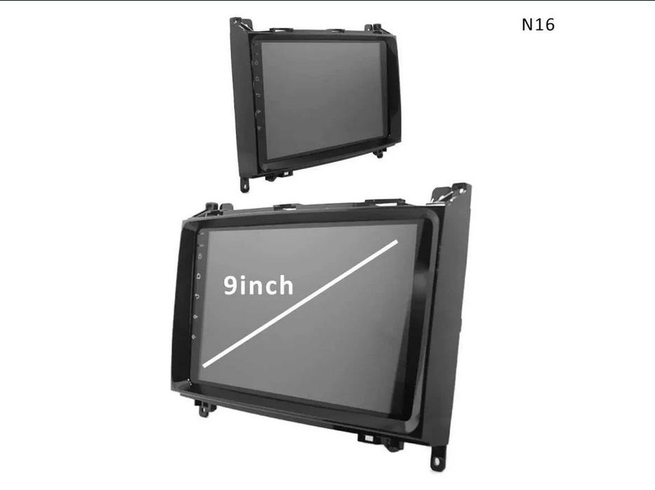 Nowoczesne radio multimedialne 9" do Mercedes-Benz - Android Auto, Car