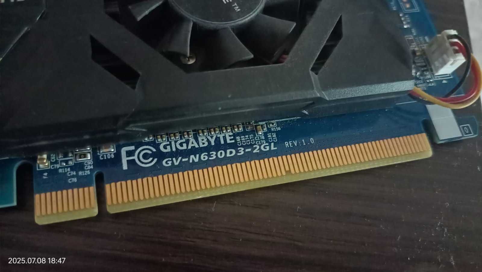 Відеокарта Gigabyte PCI-Ex GeForce GT 630 2048MB DDR3 (64bit)