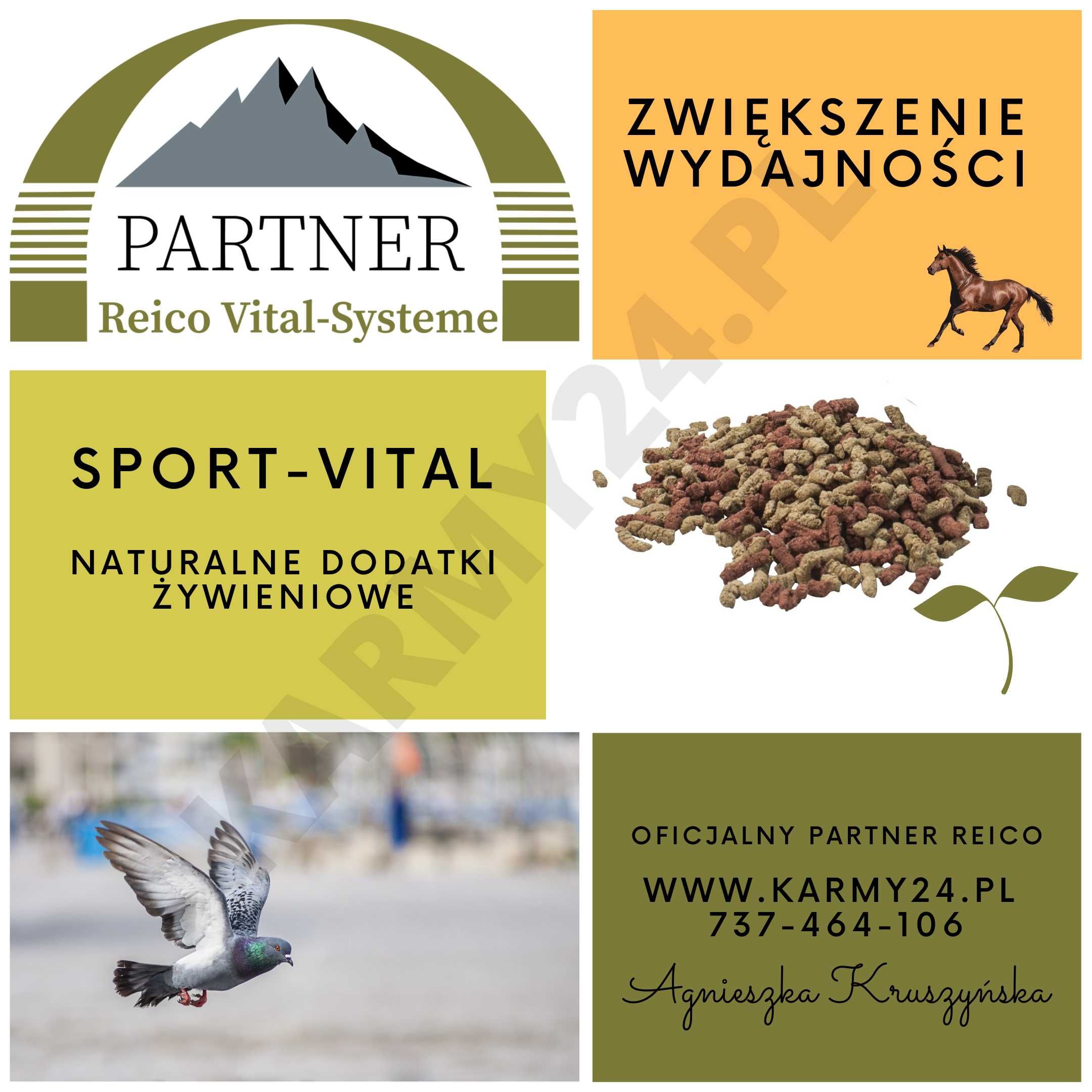 zioła dla gołębi,koni, dla zwierząt Reico Vital PRODUCENT Sport Vital