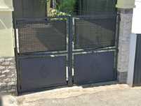 Portões em ferro com motor