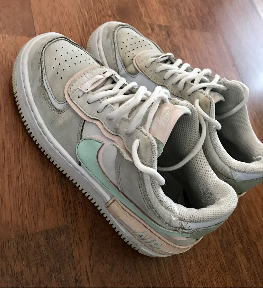 Sneakersy niskie Nike Air Force 1 shadow pastelowe roz. 39