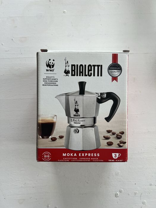 kawiarka bialetti moka express 3 filiżanki nowa do kawy