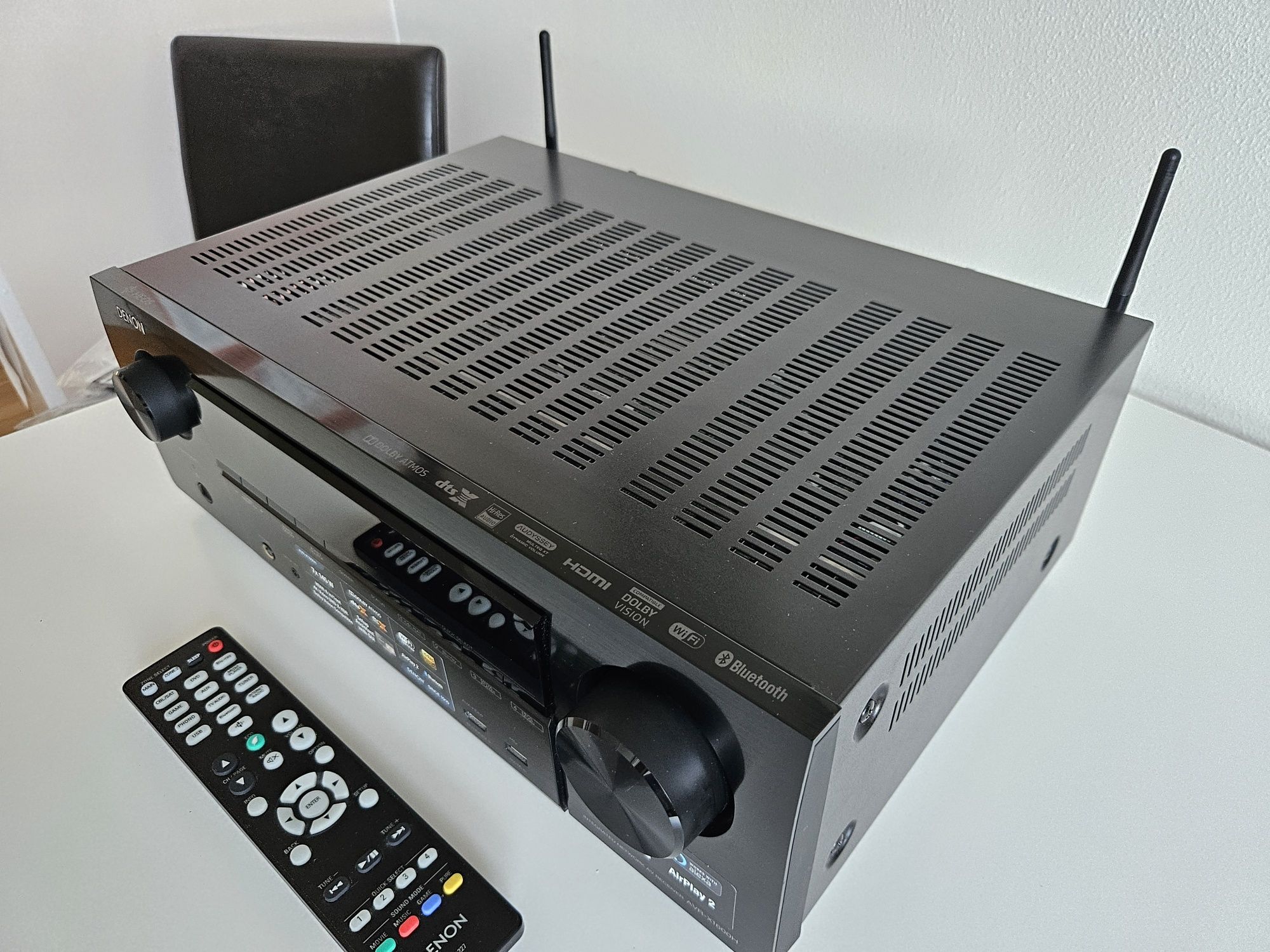 DENON AVR-X1600H 7.2 Heos 4K Bluetooth Dolby Atmos