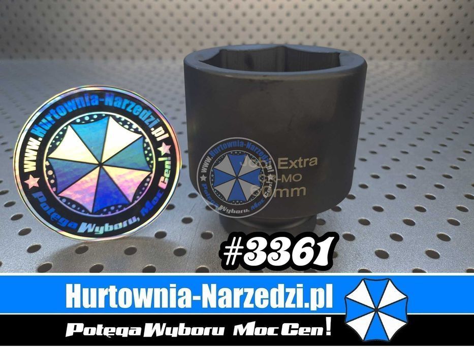 Nasadka 60mm 1" długa nasadka udarowa 60mm klucz nasadowy 60mm