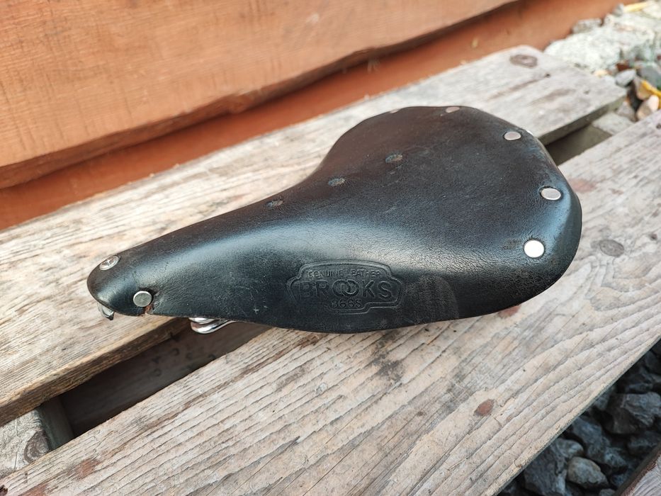 Siodełko rowerowe Brooks B66S skóra Made in Engkand Retro MTB