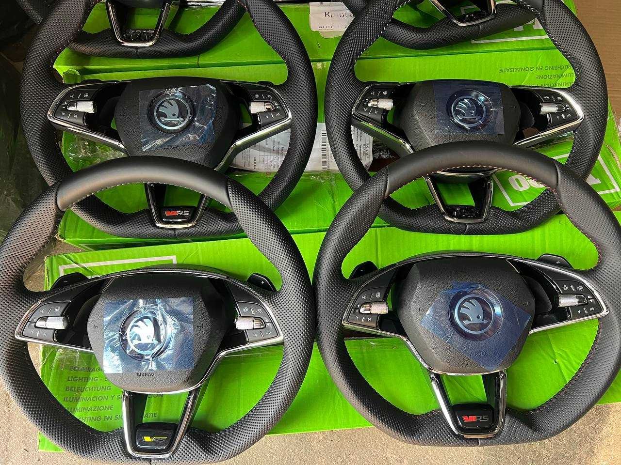 Мультируль Шкода Octavia A7 Суперб Карок Руль Skoda Октавия Кодиак
