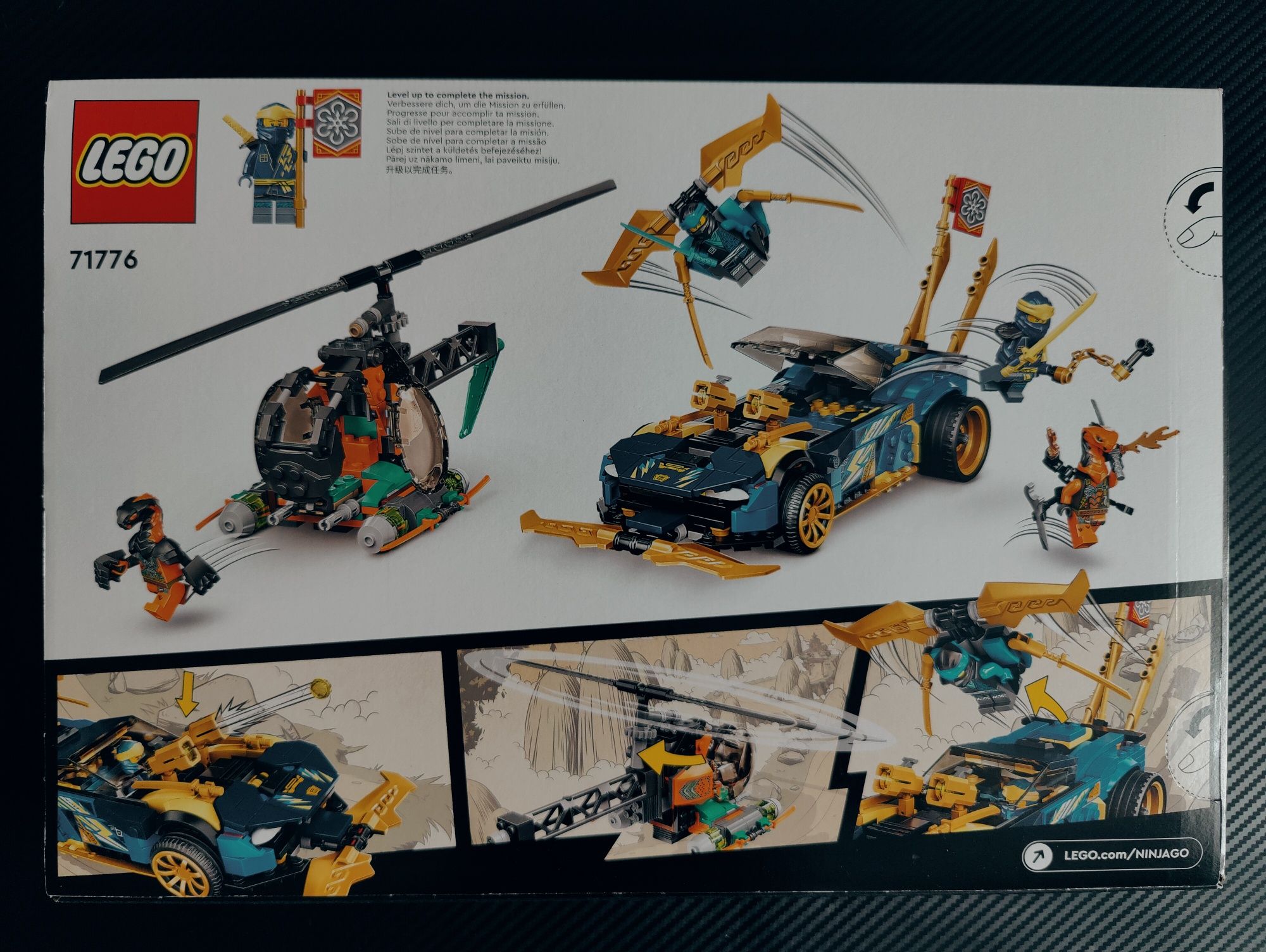 Lego Ninjago 71776 Wyścigówka EVO Jaya i Nyi