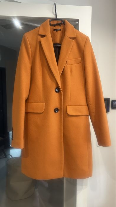 Płaszcz damski pomarańczowy S/M