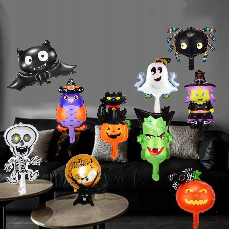 Balon Nietoperz Wampir Halloween Zestaw 5 Sztuk