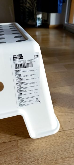 Stołek ikea bolmen taboret podnóżnik