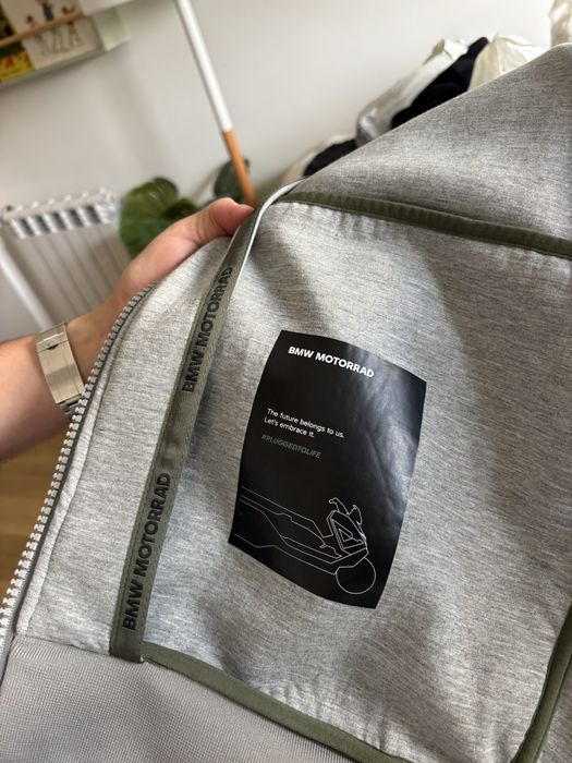 Camisola mota com fecho BMW Motorrad e protecoes