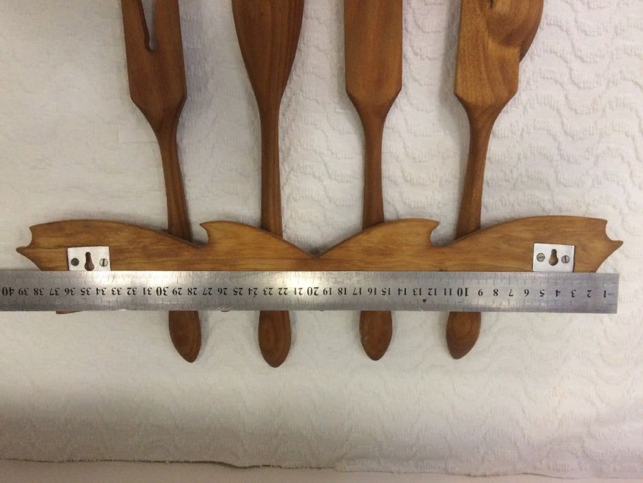 Ручная работа дерево набор для кухни посуда сувенир из дерева