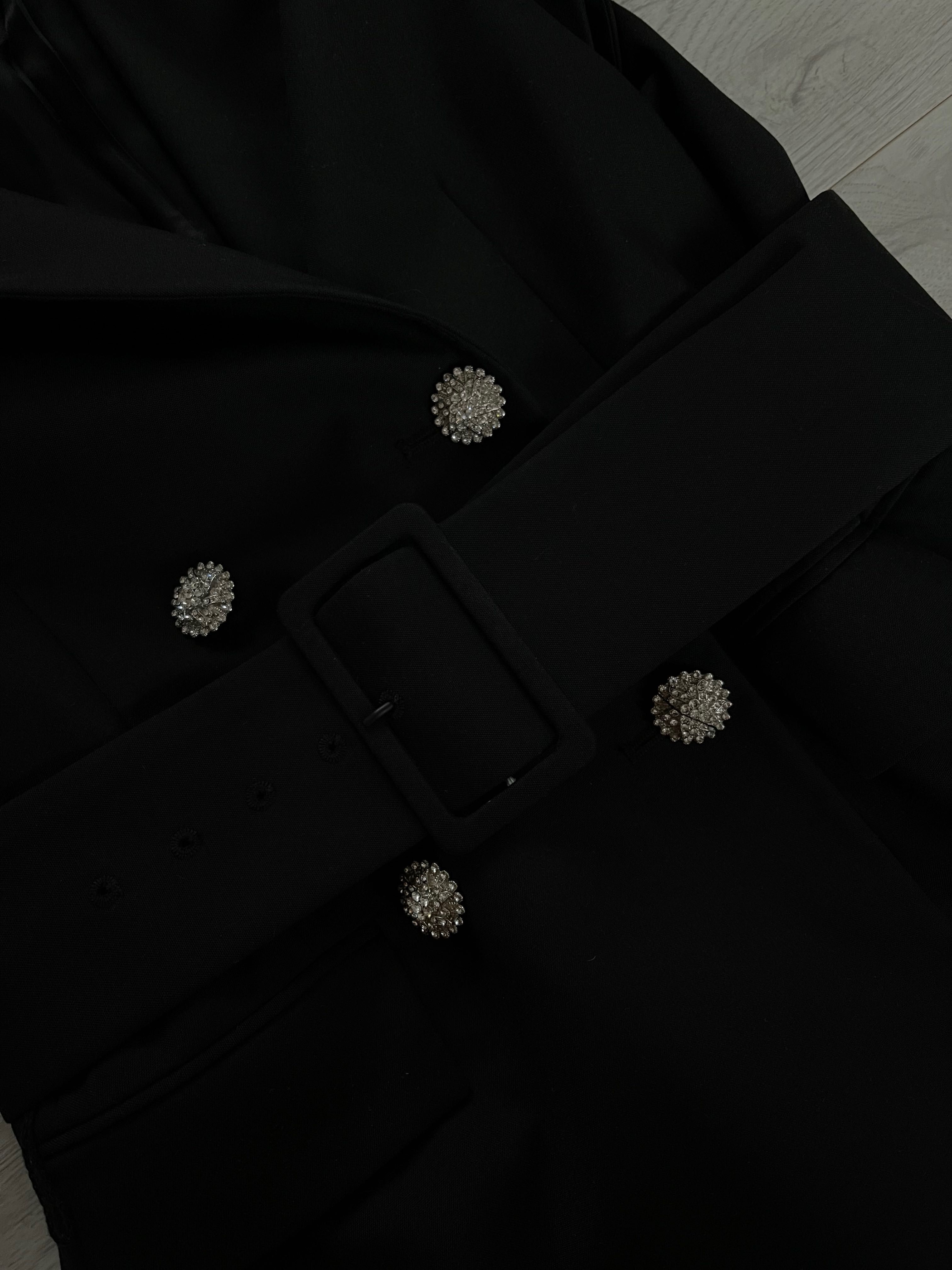 Sukienka kamizelka zara 34 xs z guzikami srebrnymi sylwester z bufkami