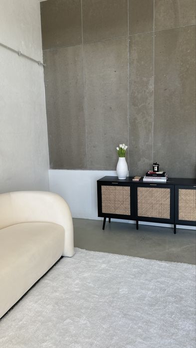 Sofá em veludo - 3 lugares