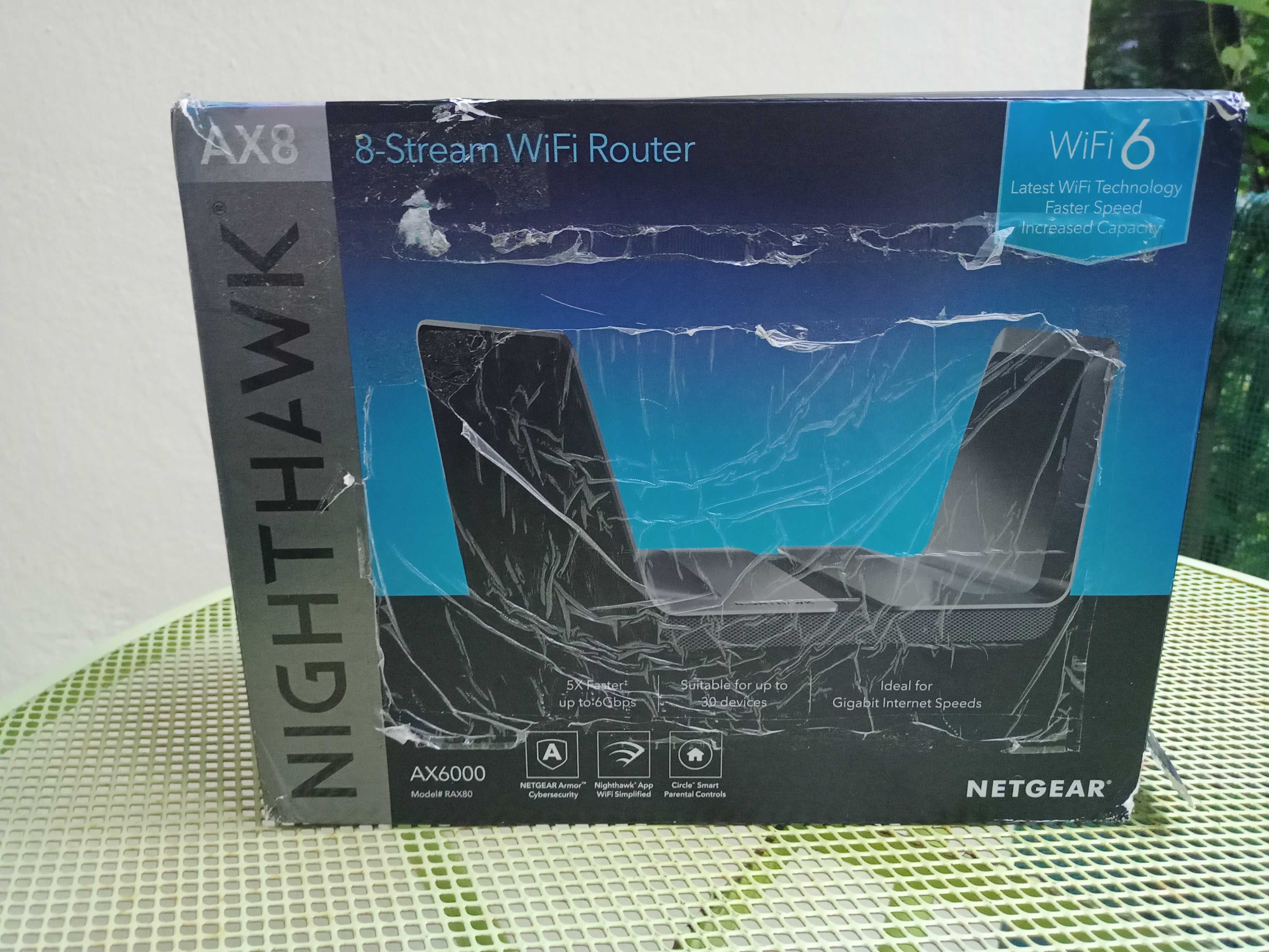 Router Wi-Fi Nighthawk AX8 AX6000 RAX80  ok w 100% WROCŁAW