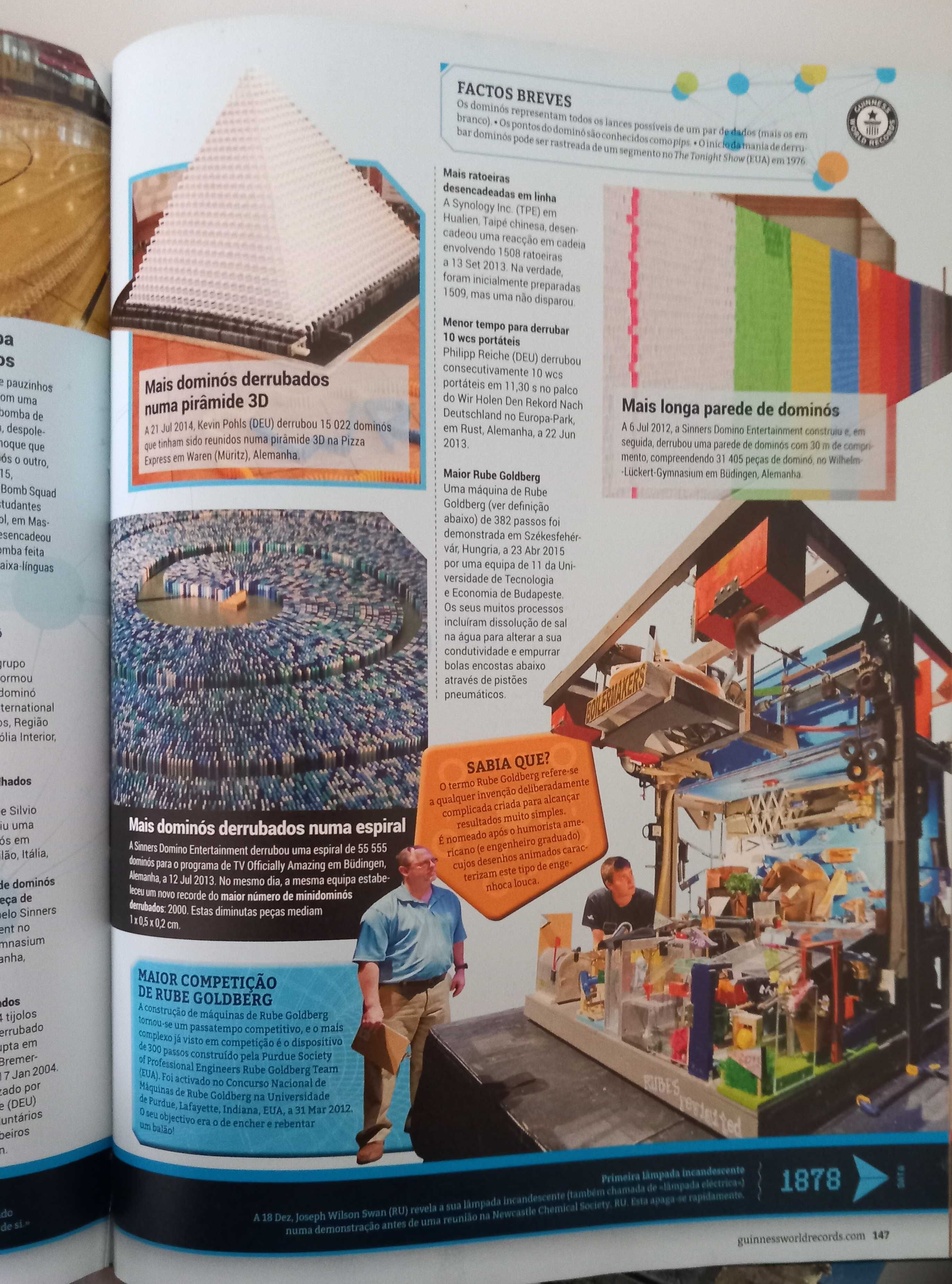 Livro - Guiness World Records 2017 - em português - portes incluídos