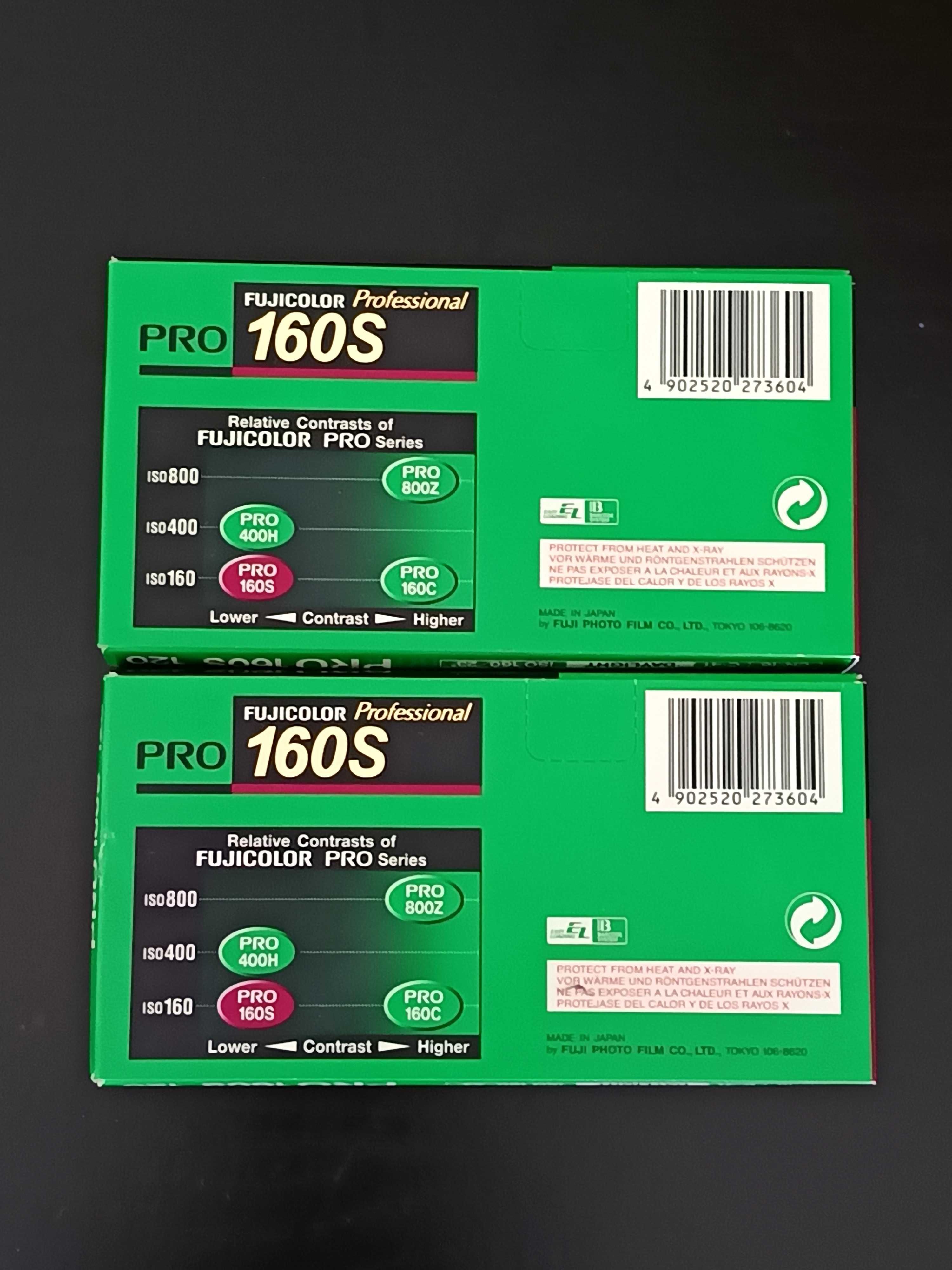 Rolos Fotográficos Fujifilm Fujicolor Pro 160S (Película 120)