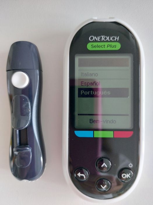 Máquina medidor de glicemia