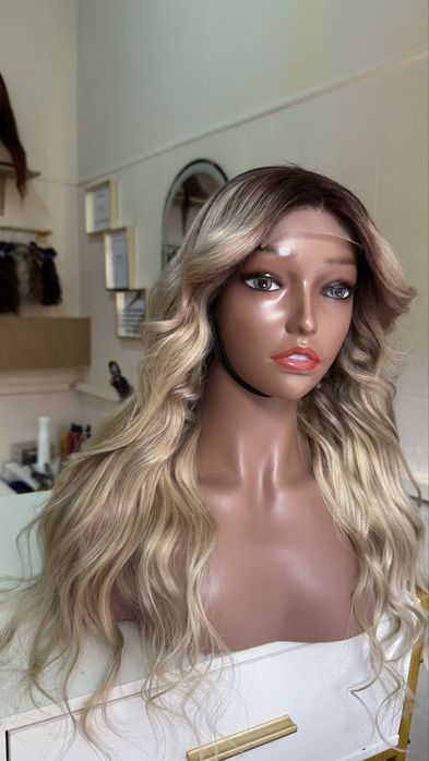 Peruca de cabelo humano