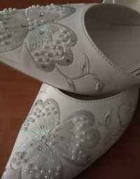 Белые туфли Louisa Peeress. 38 размер. Свадебные туфли.