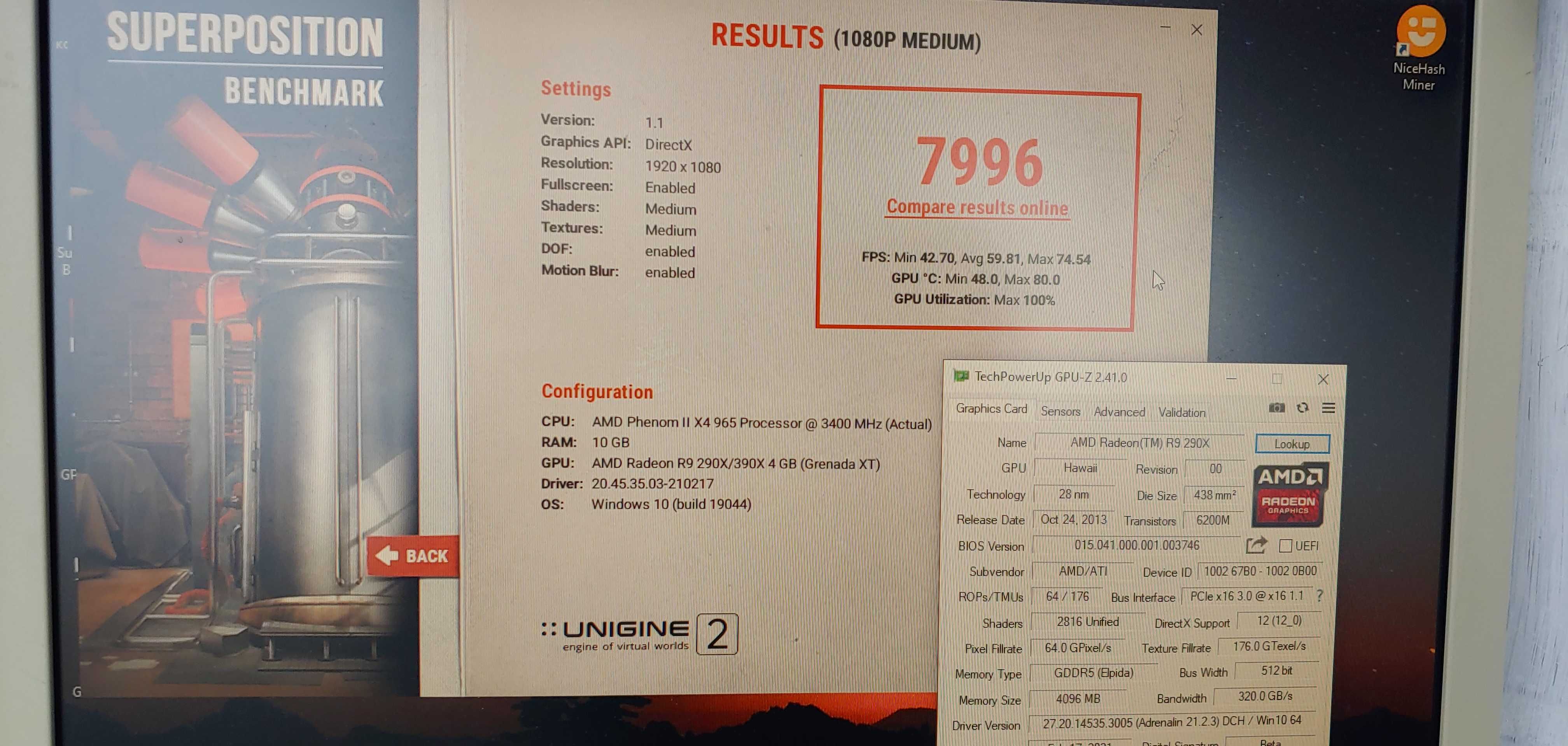 Видеокарта AMD R9 290X 4Gb