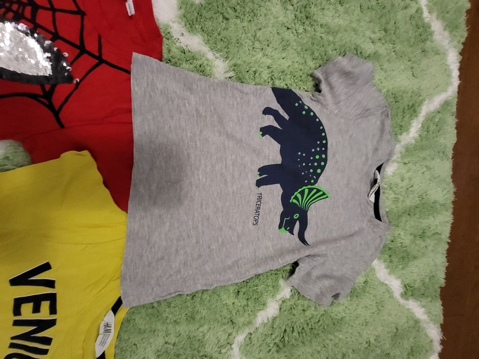 Koszulki dla chłopca roz.110/116 h&m smyk