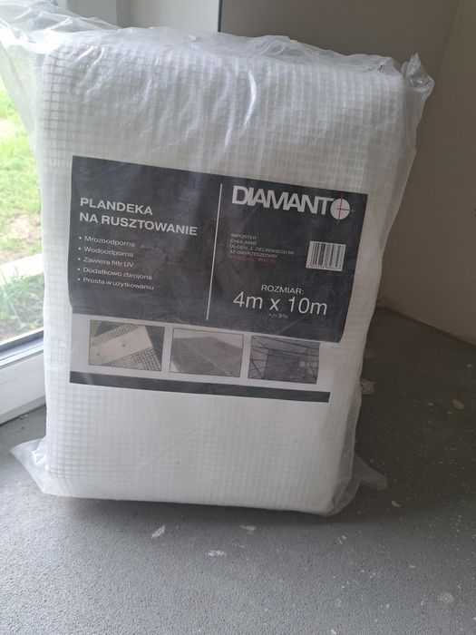 Plandeka na rusztowanie