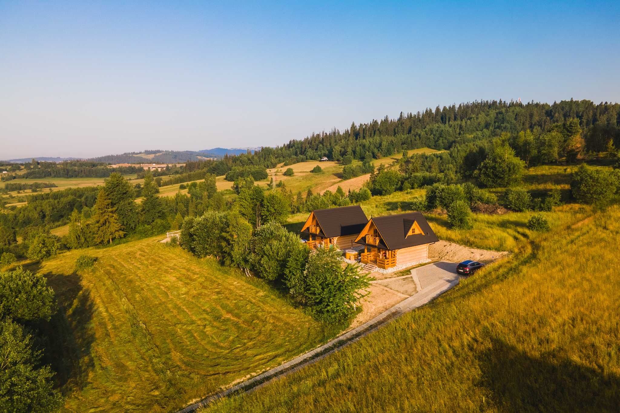 Domek w górach do wynajecia Tatry Gorce jacuzzi balia sauna