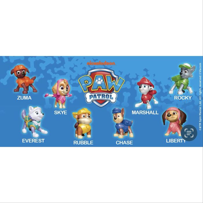 Paw patrol kinder патруль кіндер