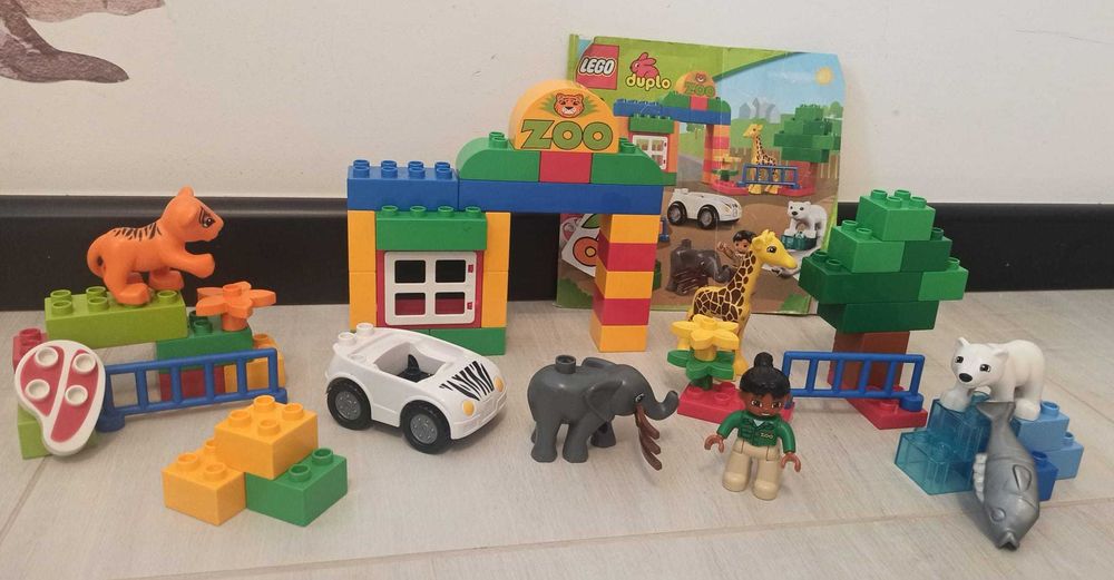 Lego duplo Moje pierwsze zoo 6136 kompletny zestaw z instrukcją