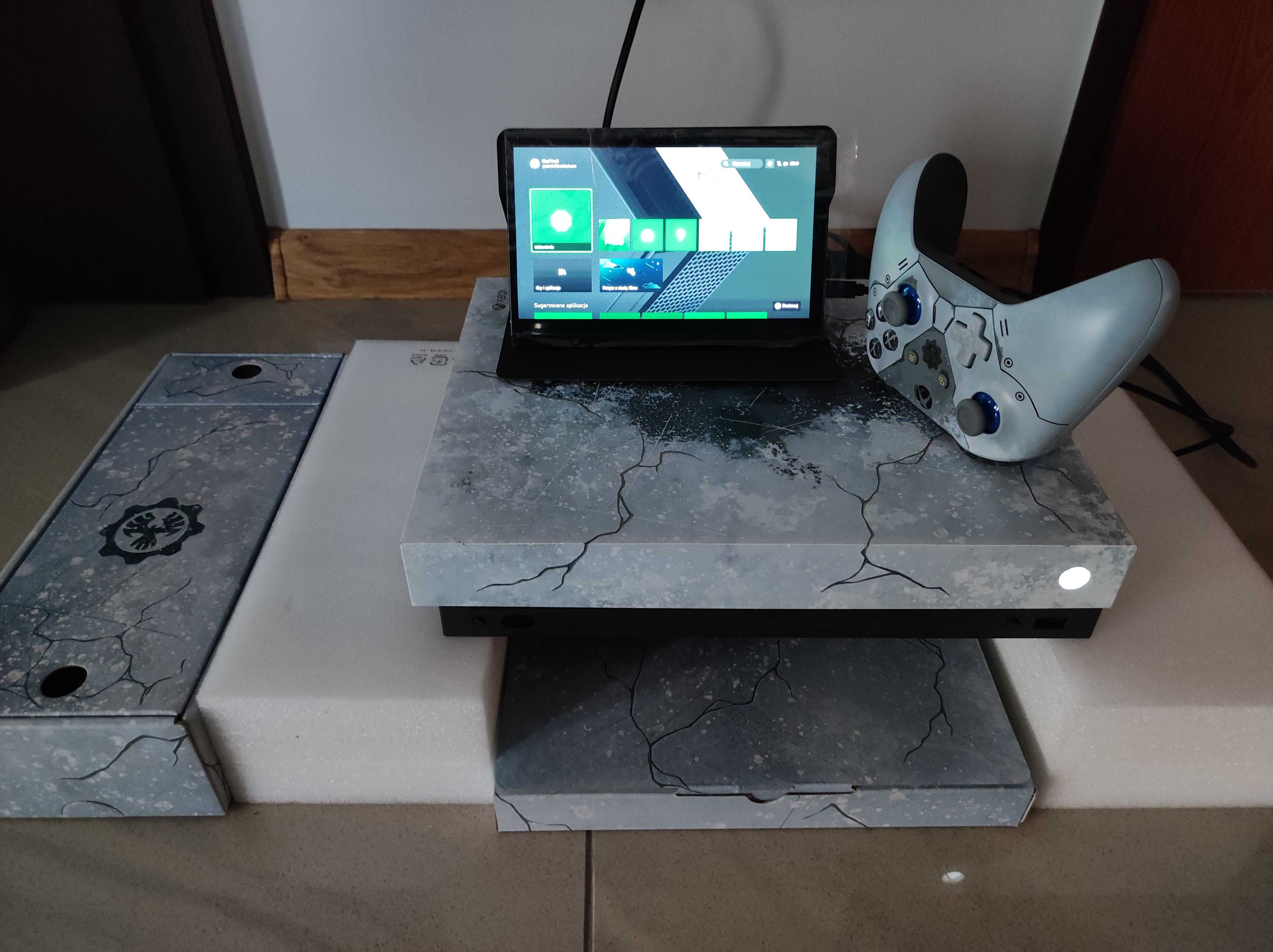 Konsola limitowana Xbox One X Gears 5 1Tb Nowy pad + gra Gears Of War