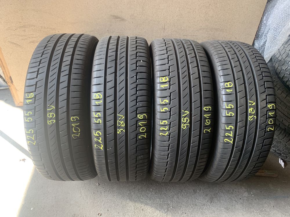 4 opony continental premiumcontact 6 225/55/18 2019r. Jak nowe