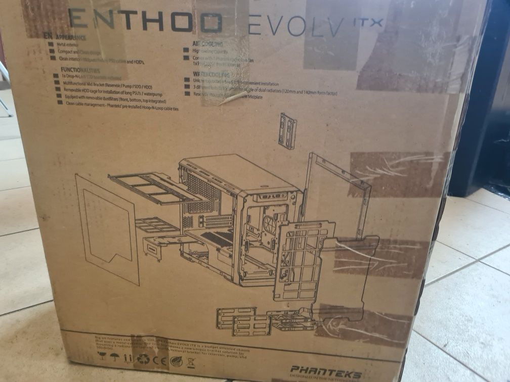 Obudowa Phanteks Evolv ITX okno plexi