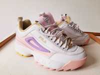 Sneakersy FILA Disruptor, trampki, adidasy, pastel, wiosna peach blush