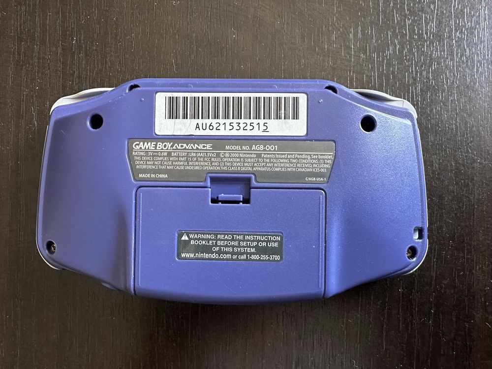 Game boy advance