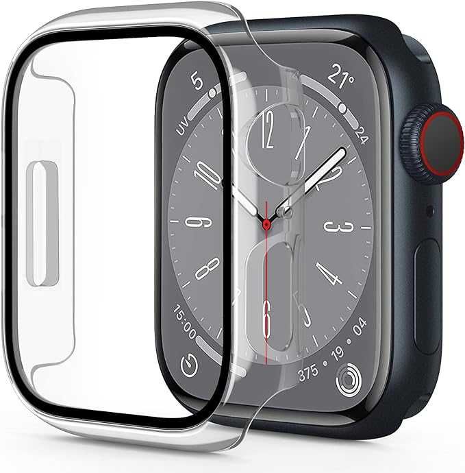 Захисне скло / кейс OMOTON для Apple Watch Series 8 / 7 45 mm, 1шт