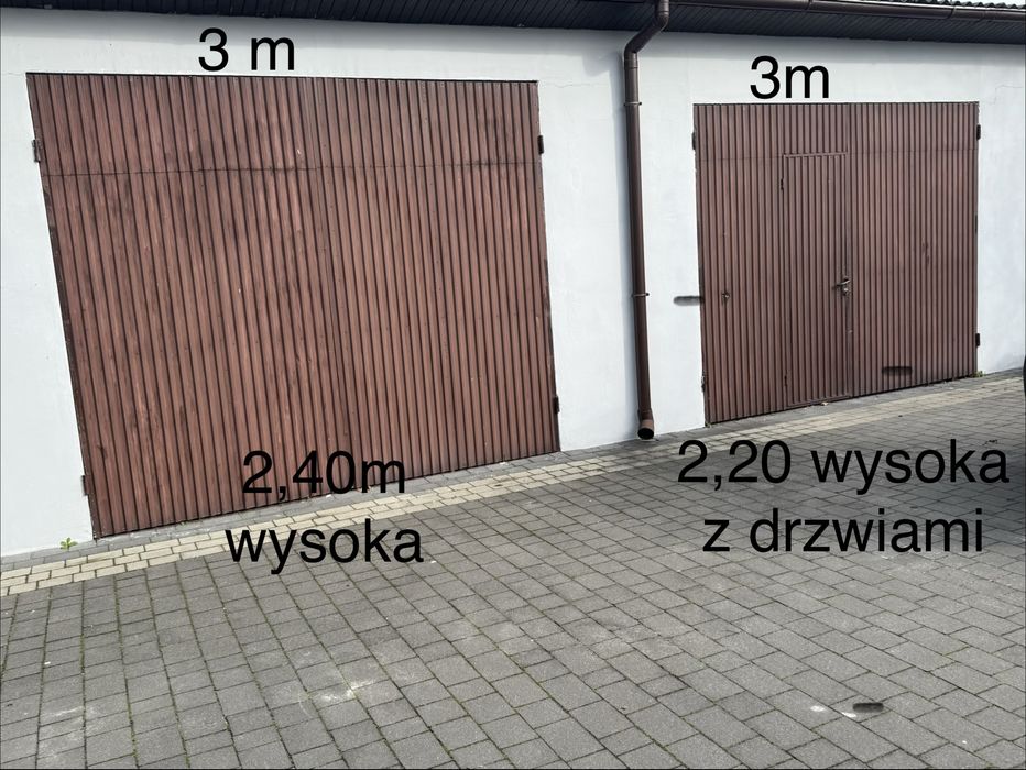Sprzedam Wrota do garażu 2 szt
