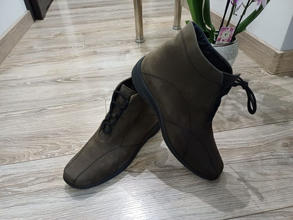 Buty damskie zimowe ortopedyczne skórzane Solidus rozm 7,5 (405).