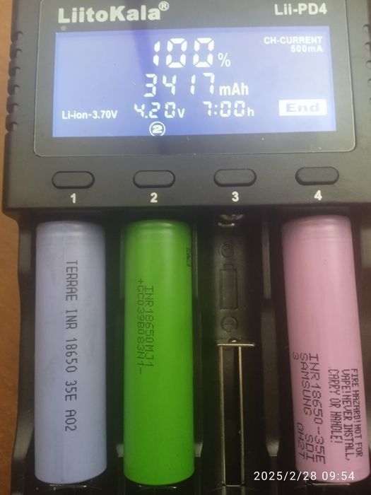 Акумулятор 18650 LG MJ1 емність 3500 ,2023рік