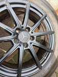 Oryginalne felgi aluminiowe 18 cali Mercedes + opony zim. Continental