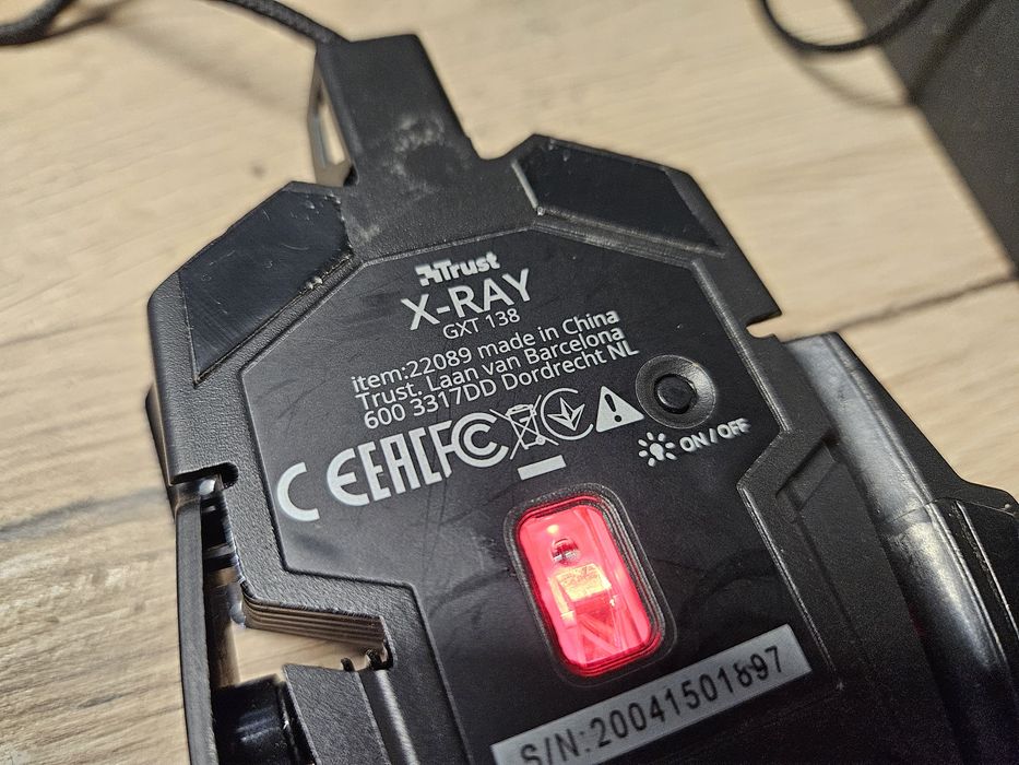 Myszka komputerowa gamingowa X-RAY GTX 138  Trust