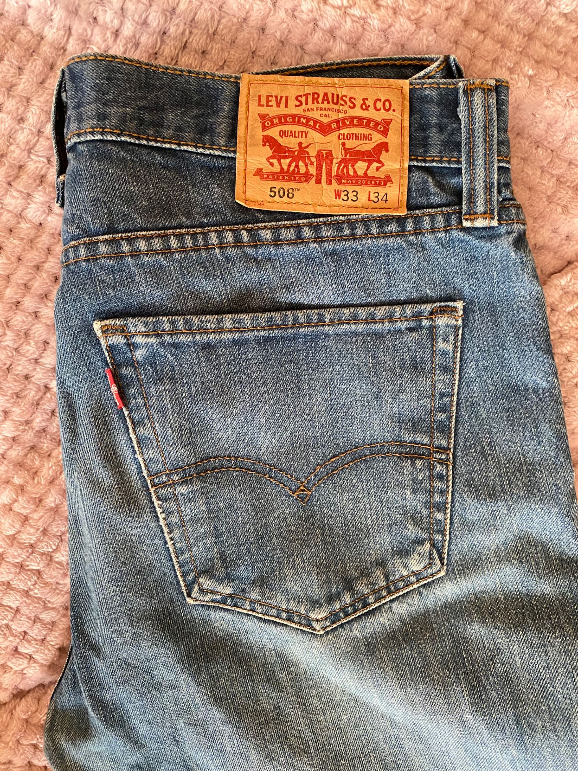 Джинси Levis 508 чоловічі W33 L34