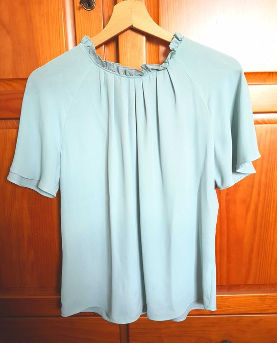 Blusa azul clara Primark, tamanho 36