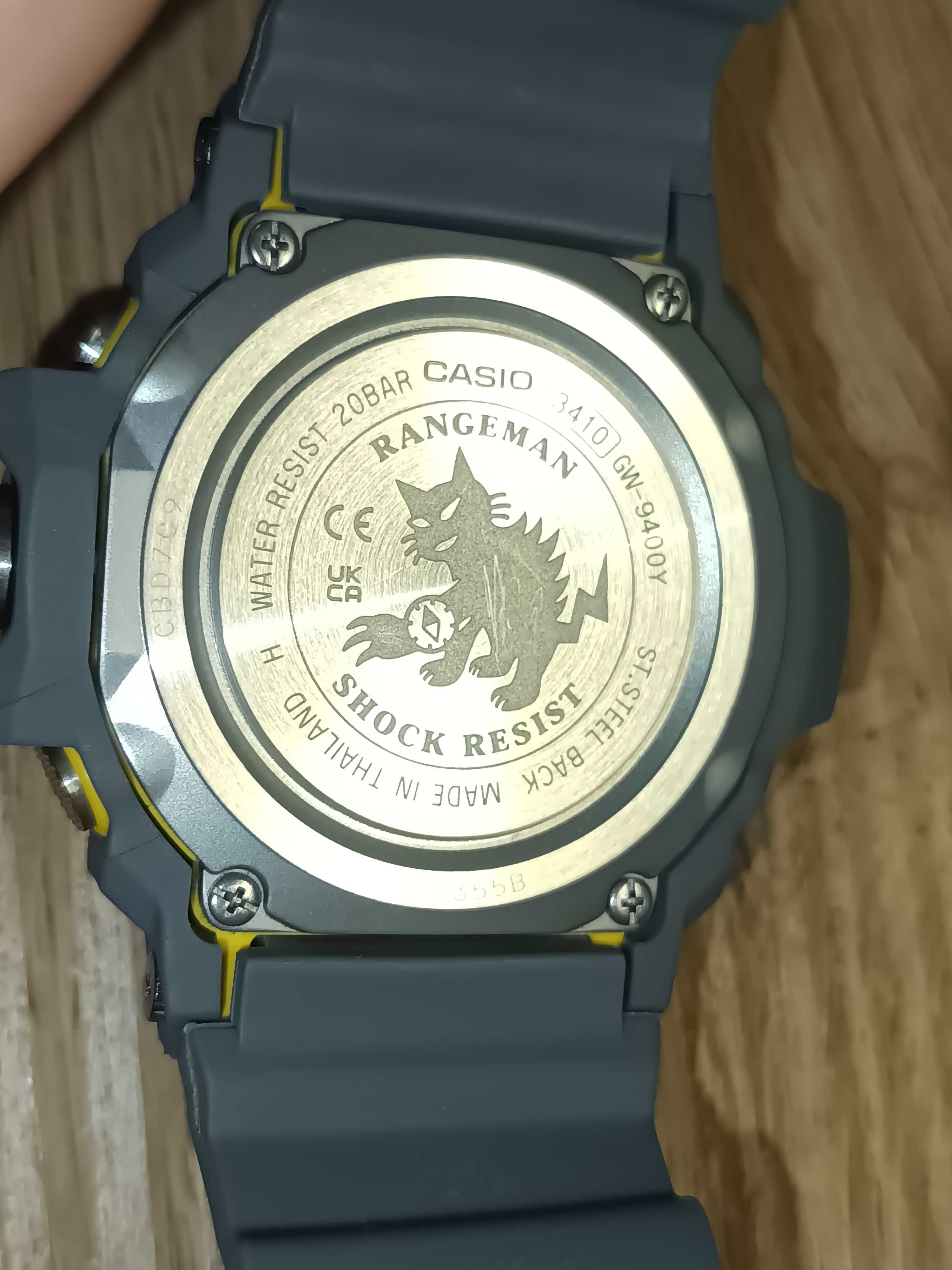 Zegarek Casio G-shock GW-9400Y mod, custom, Rangeman
