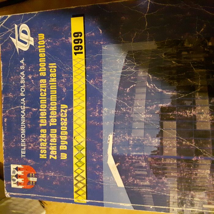 Książka telefoniczna woj bydgoskiego z 1999r.