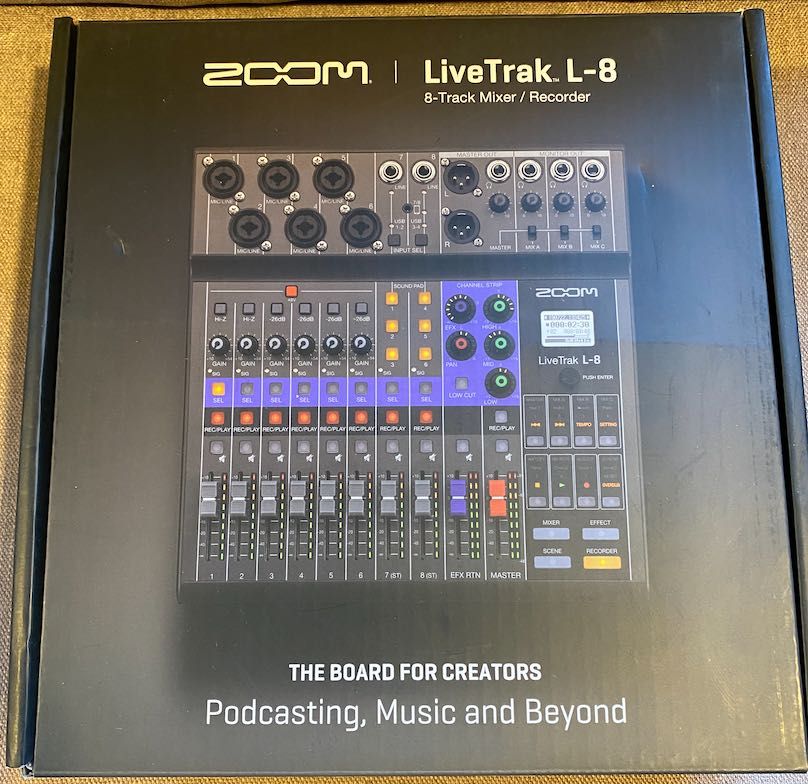 LiveTrak L-8 8-Channel Digital Mixer and Recorder